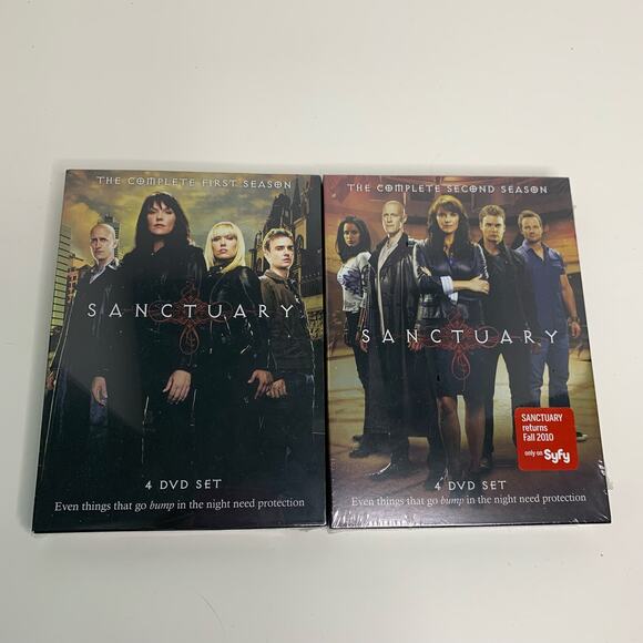 Sanctuary Season 1 & 2 DVD Set Syfy Tv Show - Picture 1 of 3